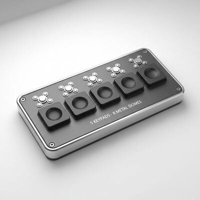 5 Keypads Switch Keyboard Panel Including 8 Metal Dome Ensuring Long-lasting Performance in Electronic Device Interfaces