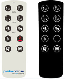 10 Buttons Membrane Control Panel Keypad for DVD Player , Black / White
