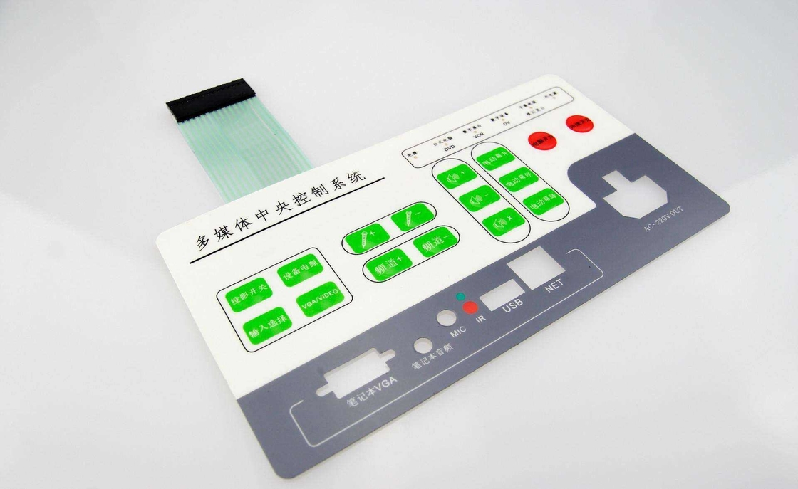 Touch Screen PCB circuit Membrane Control Panel PMMA Bottom PET Overlay