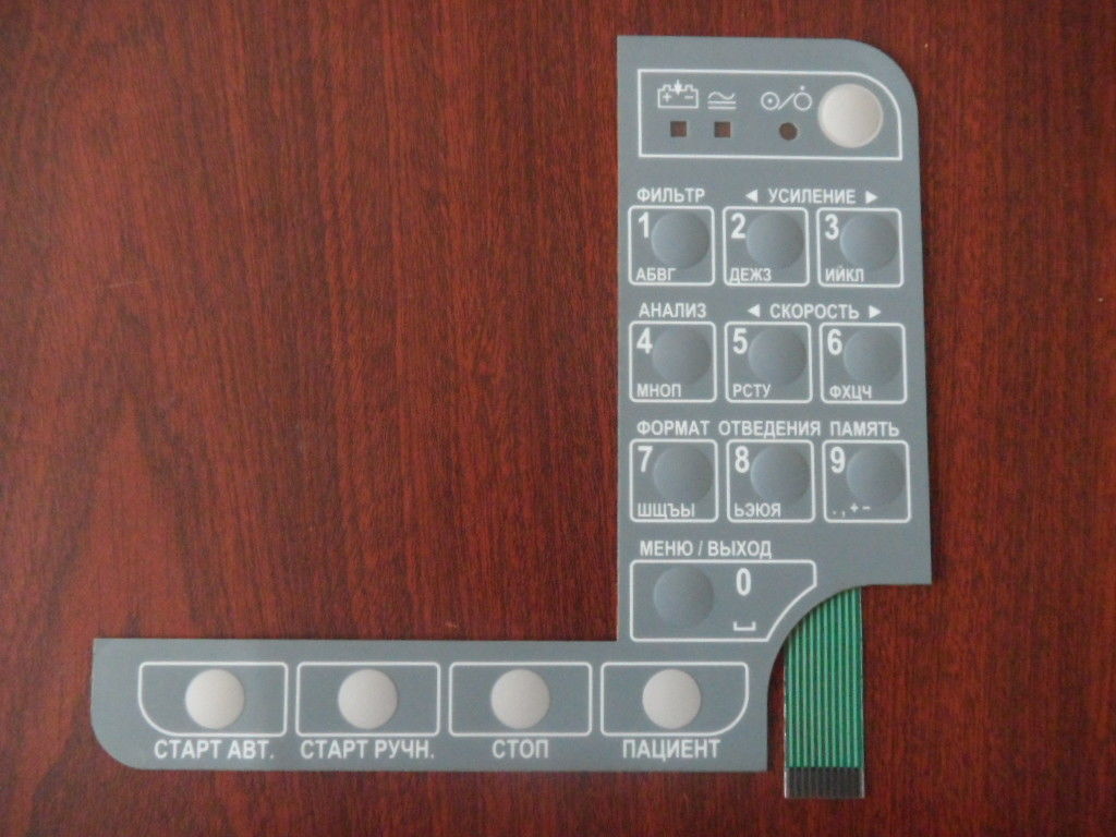 Metal Dome OEM LED Membrane Switch Keyboard In Industrial Control / Electronic Scale